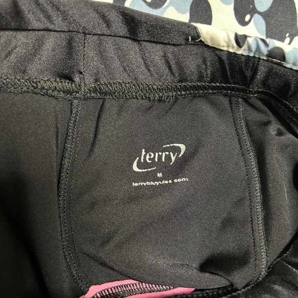 Terry Cycling Skirt Women's Medium White/Black/Blue  Active Outdoor Padded - Picture 6 of 10